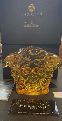 Pisapapeles Versace Medusa Lumière Auténtico Rosenthal Nueva Caja Ámbar Regalo Navidad Foto 1 de 4