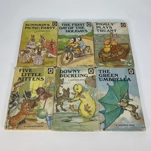 Vintage Ladybird Series 401 6-Book Bundle Kittens Duckling 1950s-70s - Imagen 1 de 16