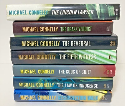 HC Lot Books 1-7 LINCOLN LAWYER SERIES Michael Connelly w New Release! 1st Eds - Image 1 of 4
