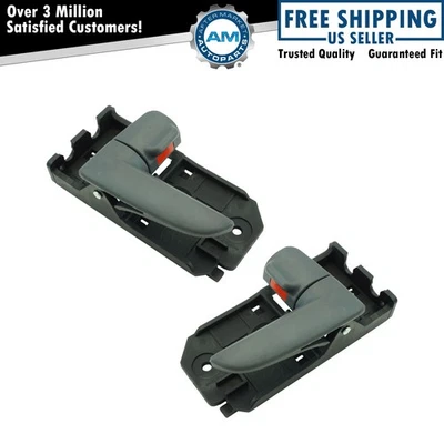 Kit de manija de puerta gris interior delantera o trasera izquierda derecha par para 05-06 Kia Spectra5 Foto 1 de 4