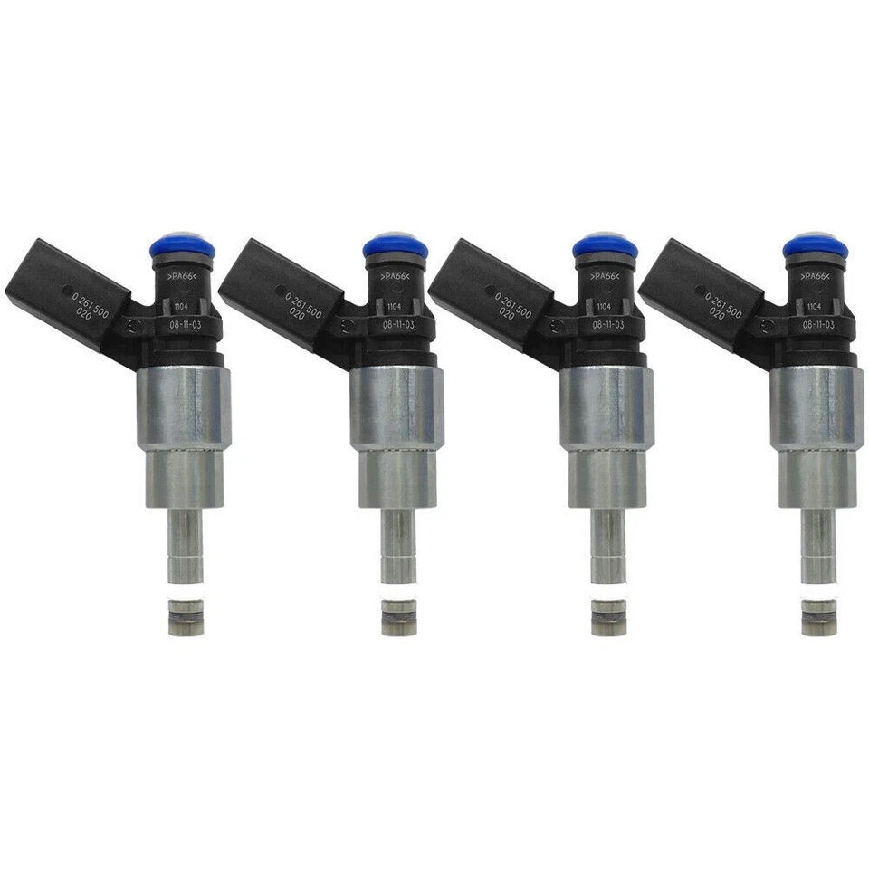 4 x Inyectores de combustible para VW EOS Golf Jetta Audi A3 A4 TT 2.0T I4 FJ856 06F906036A Foto 1 de 4