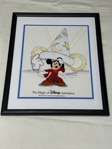 “The Magic Of Disney Animation” Sorcerer Mickey Fantasia Hand Painted Cel Framed - Picture 1 of 10