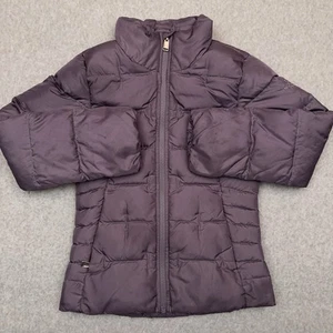 The North Face Aconcagua 550 Down Puffer Jacket Girls S (7/8) Purple Distressed - Picture 1 of 11