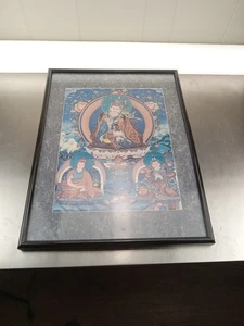 18x13.5 inch, Art From Bhaktapur, Buddhist Handmade Thangka Of Padmasambhava - Picture 1 of 9
