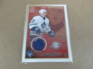 2003 Crown Royale Alexander Mogilny Toronto Maple Leafs juego camiseta usada - Imagen 1 de 1