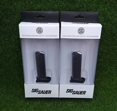 LOT of (2) SIG Sauer P238 Pistol Magazine .380 ACP 7 Rds X-Grip  MAG-238-380-7-X - Image 1 of 2