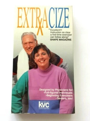 EXTRACIZE EXERCISE WORKOUT FOR SENIORS ~ FULL FIGURED ~ BEGINNERS VHS VIDEOTAPE - Image 1 of 4
