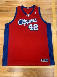 reebok nba clippers authentic elton brand red jersey vtg vintage Retro OG - Picture 1 of 6