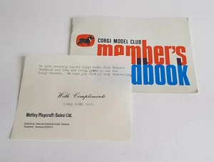 Corgi Club Magazine, Members Handbook 1967, with Compliments Slip, Pristine Mint - Picture 1 of 7