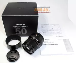Fujifilm Fuji Fujinon XF 50 mm F/2 R WR Lens **EXCELLENT** Condition - Picture 1 of 13