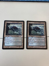 Tainted Isle x2 MTG Torment Magic The Gathering - Signed By Artist - Lot 3