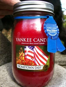 Yankee Candle Retired "HOMETOWN DAYS" Medium 12 oz. ~ WHITE LABEL ~ SELTEN ~ NEU - Bild 1 von 6
