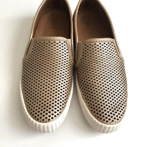 Frye Gemma Perforiertes Leder Slipper Freizeit Sneaker Schuhe 5,5 Schmal - Bild 1 von 8