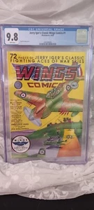 Jerry Iger's Classic - Wings Comics #1 1985 CGC 9.8 BLACKTHORNE Highest Graded - Picture 1 of 3