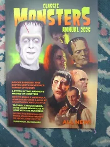 CLASSIC MONSTERS Annual 2025 ALL NEW Brand new - Picture 1 of 2