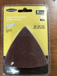 Warrior Triangle Sanding Sheets  - Picture 1 of 2