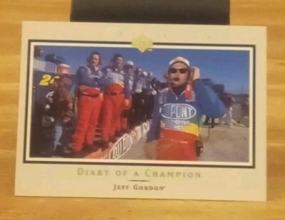 1996 Upper Deck Diary of A Champion Jeff Gordon/Ray Evernham  - Image 1 of 3