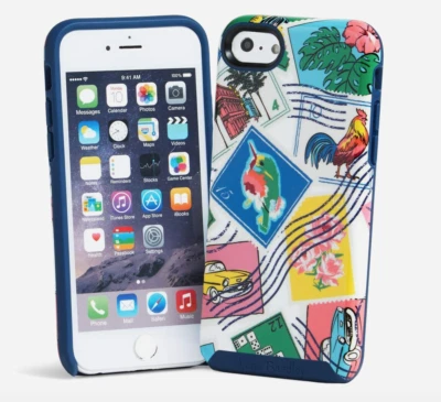 NWT Vera Bradley Hybrid Case for iPhone 7 - Cuban Stamps - Image 1 of 4