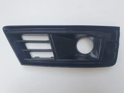 AUDI A4 B9 Front LEFT  Bumper Air Guide Grille 8W0807682S BLACK - Imagen 1 de 3