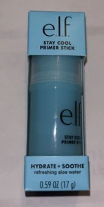 e.l.f. Stay Cool Primer Stick, Hydrating Gel Primer Preps Skin For Makeup, Impar - Picture 1 of 5