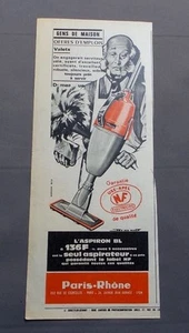 PUB WERBUNG ALTE ANZEIGE CLIPPING 220617 / STAUBSAUGER RHONE - Bild 1 von 1