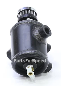 Tanque respirador de aceite PRP 6993 Junior Dragster negro hecho en EE. UU. - Imagen 1 de 3