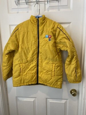 Abrigo acolchado vintage años 90 Y2k Plaza Sésamo grande niños pequeños hombres mujeres Foto 1 de 4