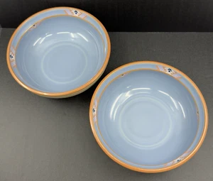 Noritake Stoneware Blue Adobe#8678 Bowls 6 1/2" Set of 2 - Picture 1 of 3