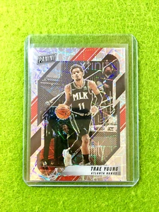 TRAE YOUNG LAZER PRIZM SILVER VIP CARD 2022 Panini National Trae Young 2021 VIP - Picture 1 of 12