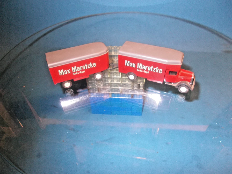 WIKING 1:87 #3420:"MB Oldtimer Möbelhängerzug -MAX MAROTZKE-"....top - Bild 1 von 1