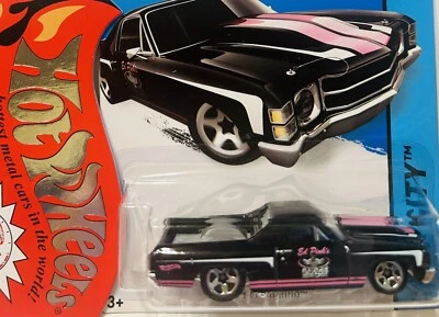 2015 Hot Wheels '71 El Camino #18/250 Black/Pink🔥🔥🔥 - Image 1 of 2