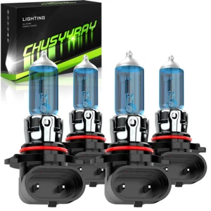 For Honda Accord 97-15 4x Combo 9005+9006 Halogen Headlight High Low Beam Bulbs - Picture 1 of 12