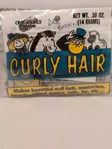 Micro curls doll hair Dark Brown .50 oz - Picture 1 of 2
