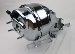 Mopar 4 bolt power brake booster charger challenger dart demon chrome bracket - Picture 1 of 9