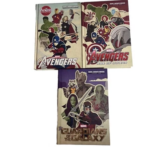 Lot of 3 Marvel Phase 1-2 The Avengers and Guardians Of The Galaxy Hardcover New - Picture 1 of 6