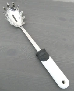 Ekco Edelstahl Spaghetti Pasta Gabel Löffel Utensil Kochen Servieren Kunststoffgriff - Bild 1 von 6