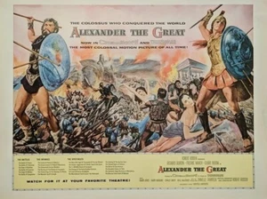 1956 Alexander The Great Movie Print Ad, Robert Rosen, Richard Burton  - Picture 1 of 1