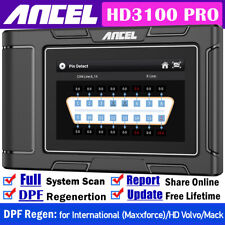 Ancel HD3100 PRO Heavy Duty Truck Diagnostic Scanner DPF Regen Full System Tool 