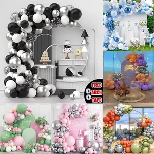 100 BALLOON ARCH KIT Balloon Garland Wedding Anniversary Birthday Party Decor UK - Picture 1 of 19