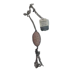 Reversible Clay Bead NECKLACE by JILZARAH Henna Rose - Picture 1 of 4