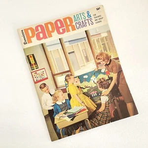 Dennison Teachers Craft Booklet 1966 Kids Craft Patterns Mid Century Vintage 60s - Picture 1 of 10