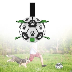 Pet Dog Football Toy Puppy Training Interactive Soccer Play Ball - Picture 1 of 7
