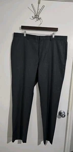 Brooks Brothers Men's Traditional Fit Dress Pants 42 x 32 Gray Wool Slacks  - Picture 1 of 8