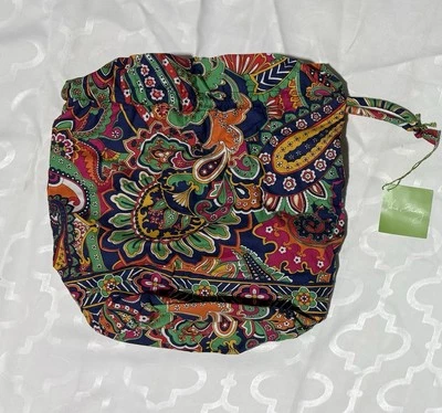 Vera Bradley DITTY BAG Venetian Paisley For Gym Pool Tote Cosmetic Case NWT - Image 1 of 4