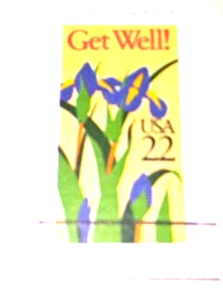 Special Messages - Get Well! - 1987 22kt Gold Replica Stamps - SEE BELOW - Picture 1 of 4