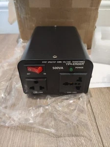 Yinleader 500W Spannungswandler 220V/110V Step Up & Step Down Wandler UK/US - Bild 1 von 3