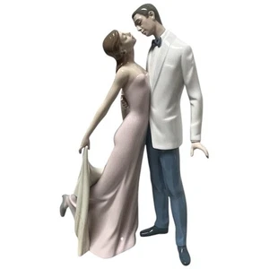 Vintage LLADRO #06475 HAPPY ANNIVERSARY Couple Dancing 12" Porcelain Figurine - Picture 1 of 11