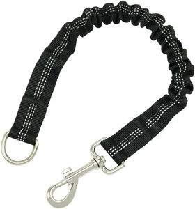 MayPaw Bungee Hundeleine Verlängerung Befestigung, 18" reflektierend 18 Zoll, schwarz - Bild 1 von 7