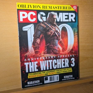 PC Gamer Magazine Issue 398 The Witcher 3 Anniversary Special NO LABEL - Picture 1 of 7