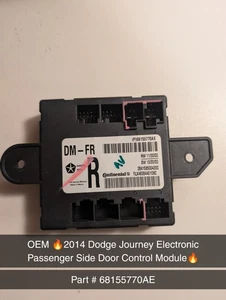 OEM 🔥2014 Dodge Journey Electronic Passenger Side Door Control Module - Picture 1 of 5